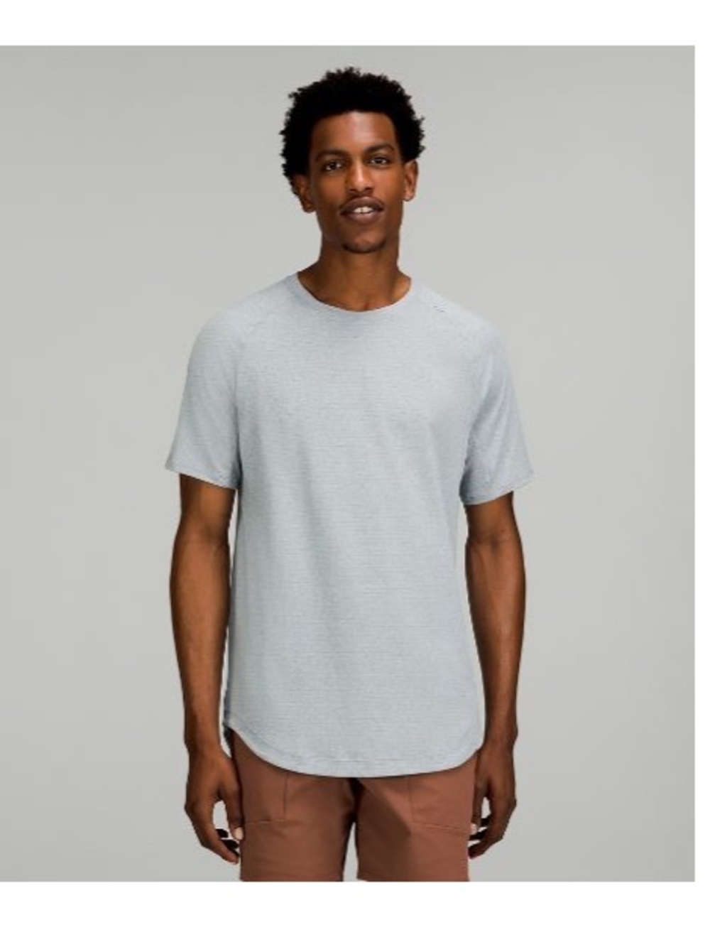 lululemon athletica 🍋 Men's Drysense Short Sleeve in Heathered Chambray